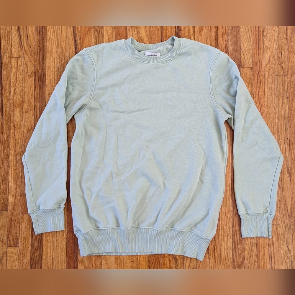 Mint Green Crewneck Sweatshirt by Goodfellow & Co - Medium Men's
